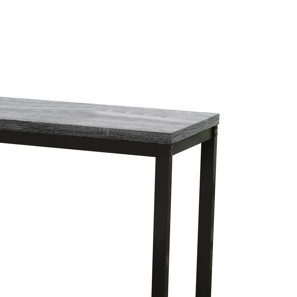 4 Pieces Modern Bar Table Set with 3 Stools