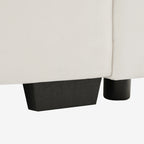 4 Seater Oversized Modern Velvet Cloud Comfort Sectional Sofa with Ottoman & Underseat Storage