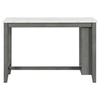 54" 5 Pieces Dining Table Set, Counter Height With 2 Chairs And 2 Stools