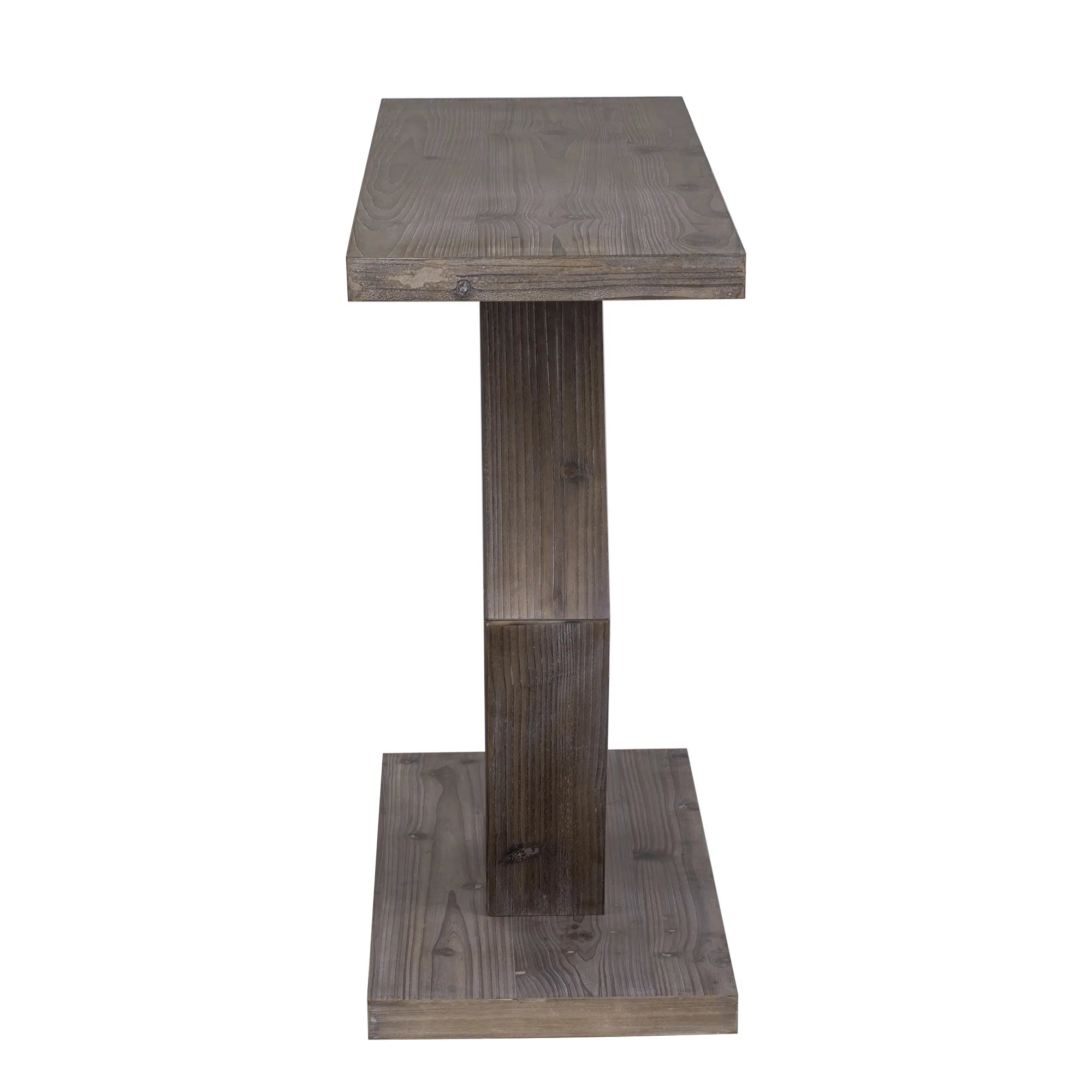 55" Modern Console Table with Hexagon Legs