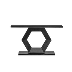 55" Modern Console Table with Hexagon Legs