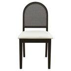 59" 6 Pieces Modern Dining Table Set With Chairs and Bench