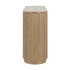 59" Modern Console Table with Open Shelf