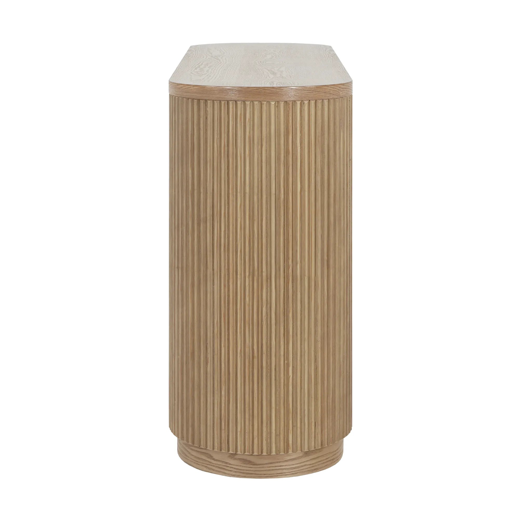 59" Modern Console Table with Open Shelf