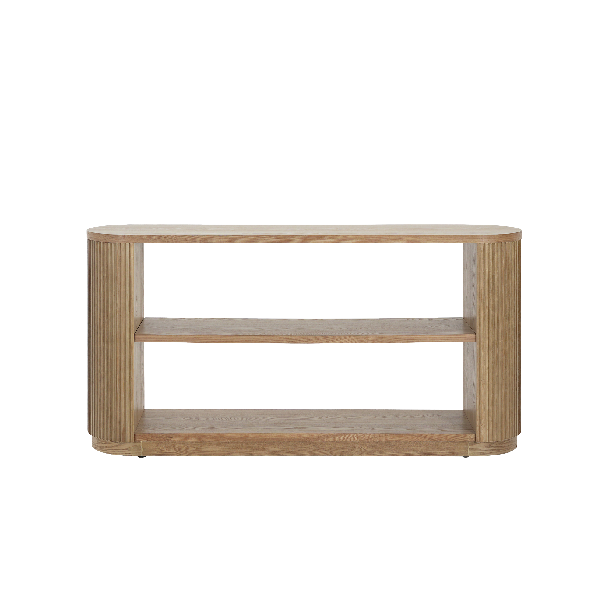 59" Modern Console Table with Open Shelf
