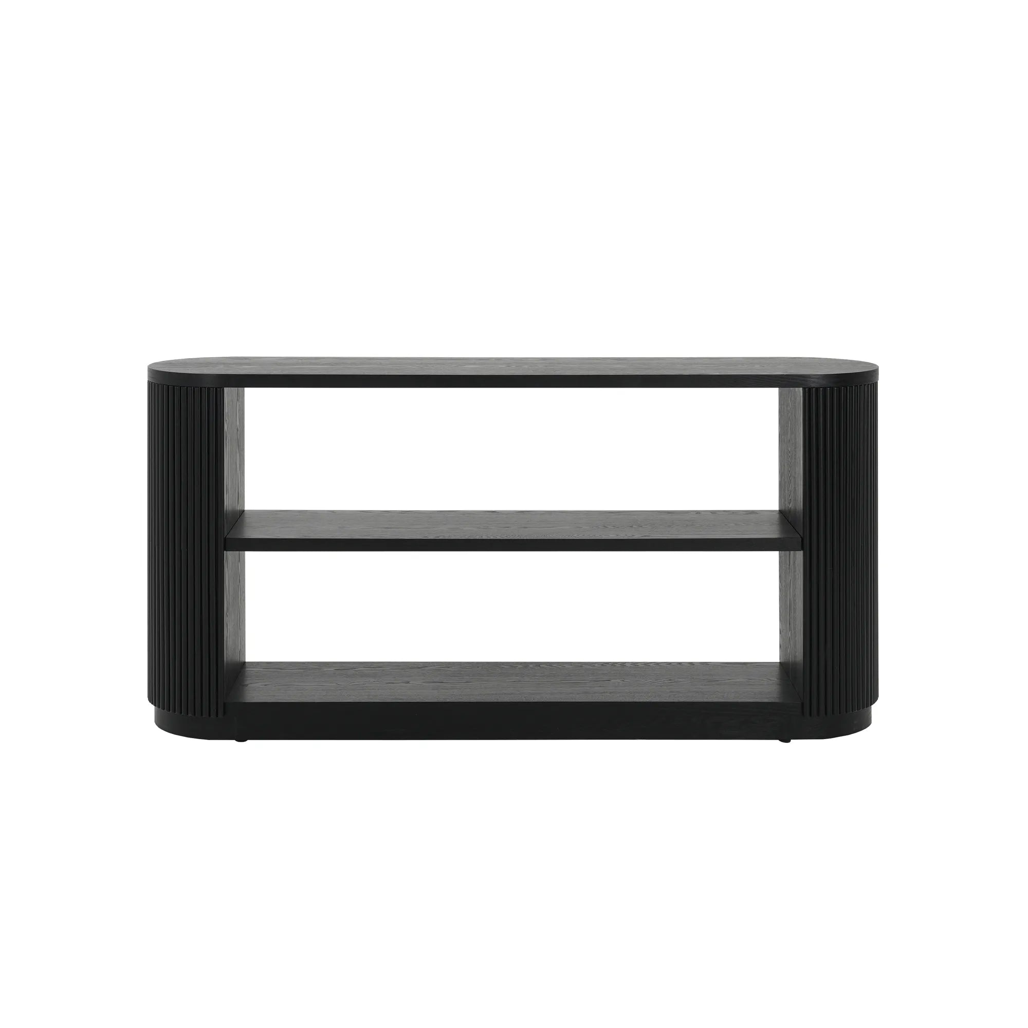 59" Modern Console Table with Open Shelf