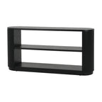 59" Modern Console Table with Open Shelf