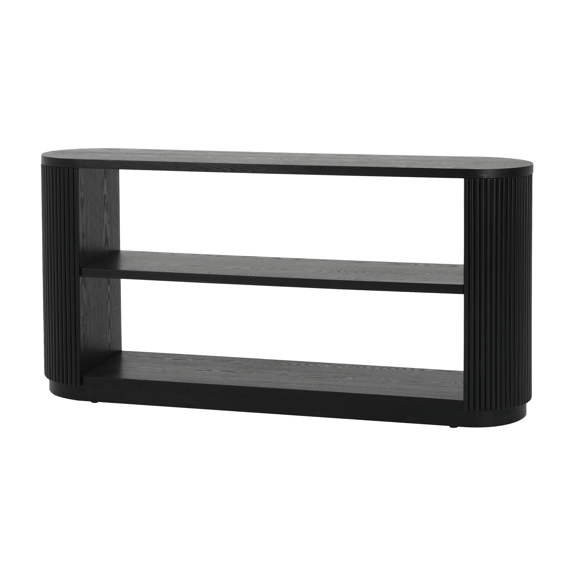 59" Modern Console Table with Open Shelf