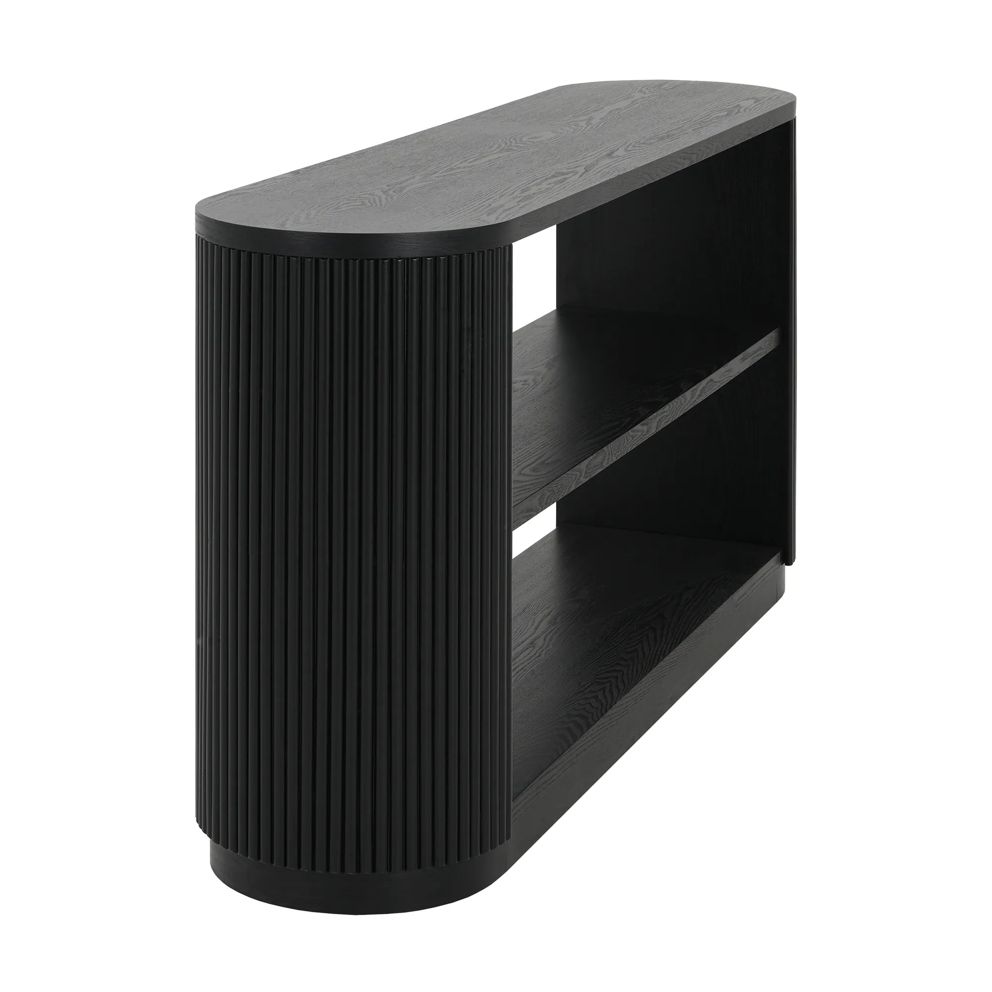 59" Modern Console Table with Open Shelf