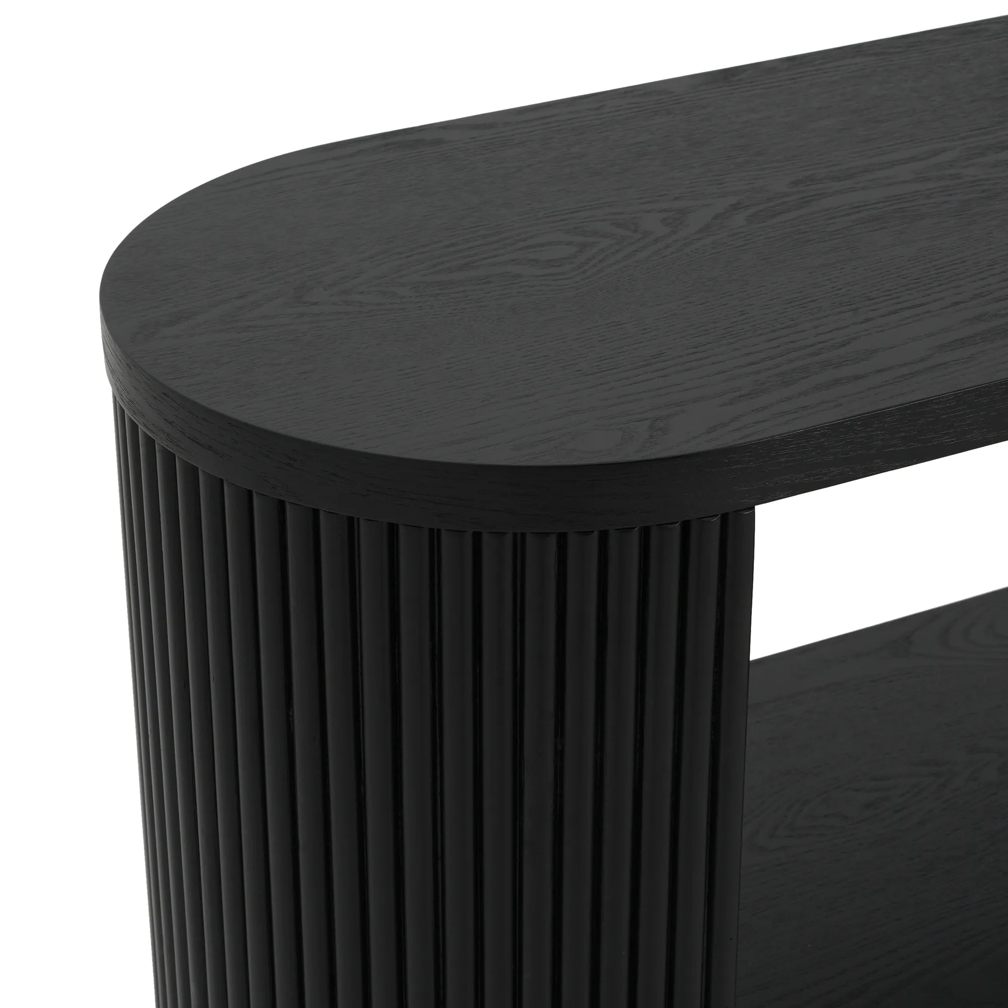 59" Modern Console Table with Open Shelf