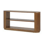 59" Modern Console Table with Open Shelf