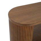 59" Modern Console Table with Open Shelf