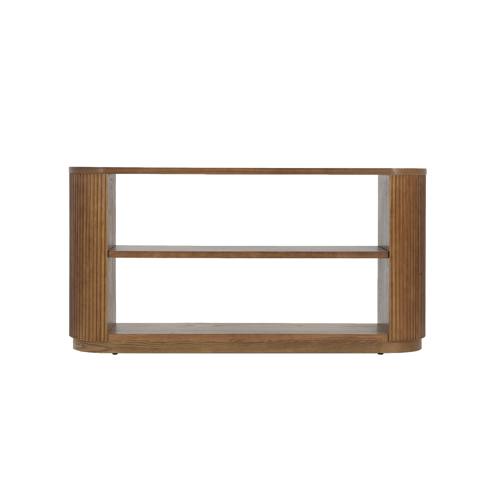 59" Modern Console Table with Open Shelf