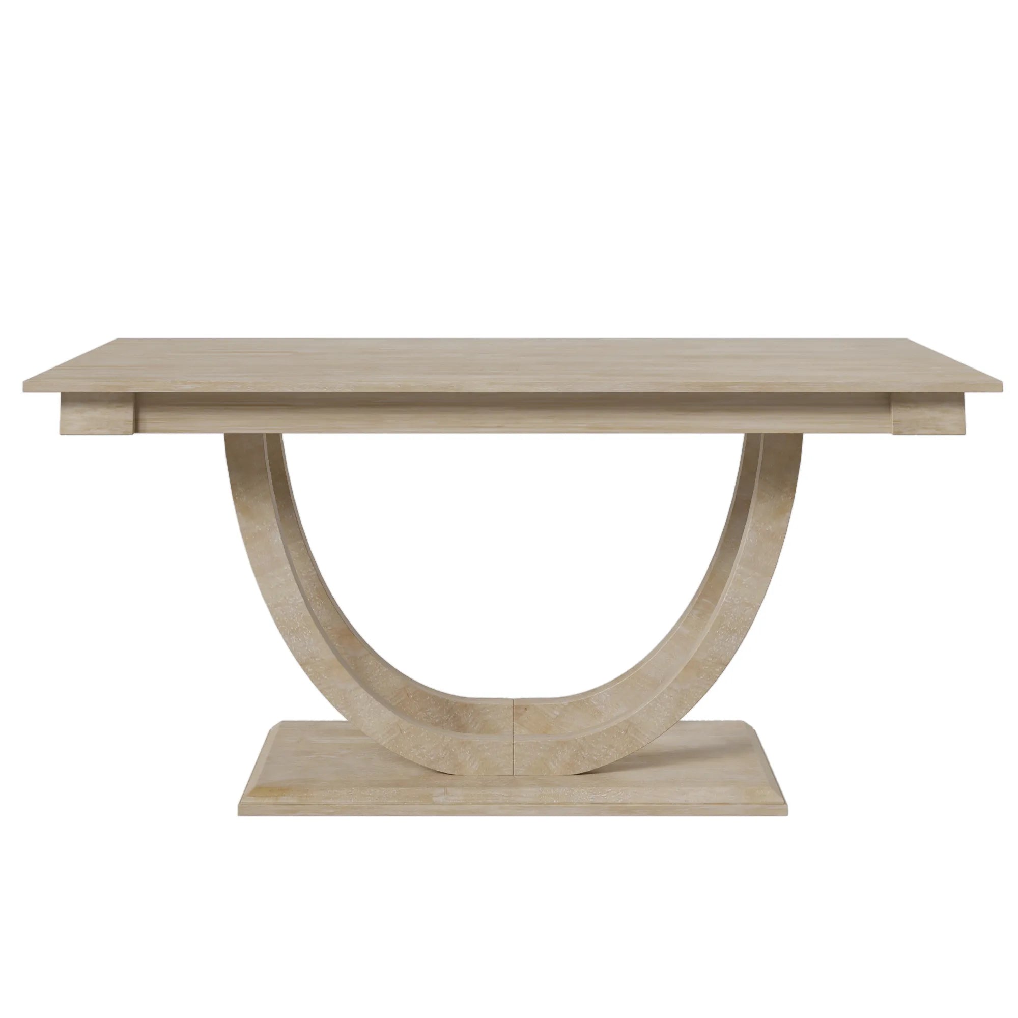 6-Piece Wood Modern Dining Table Set with Bench and 4 Dining Chairs