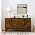 60.5” Farmhouse Fluted Buffet Cabinet