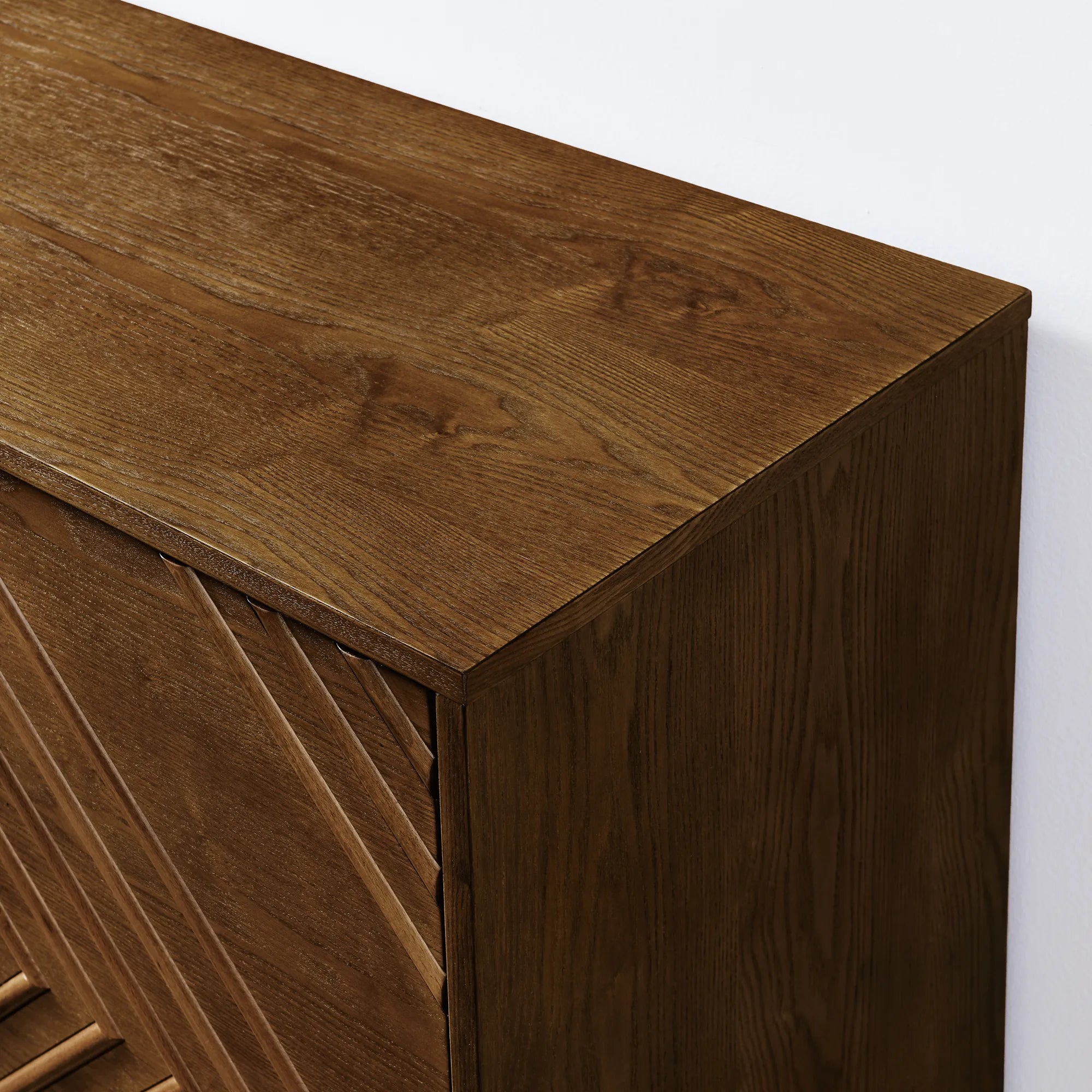 60.5” Farmhouse Fluted Buffet Cabinet