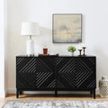 60.5” Farmhouse Fluted Buffet Cabinet