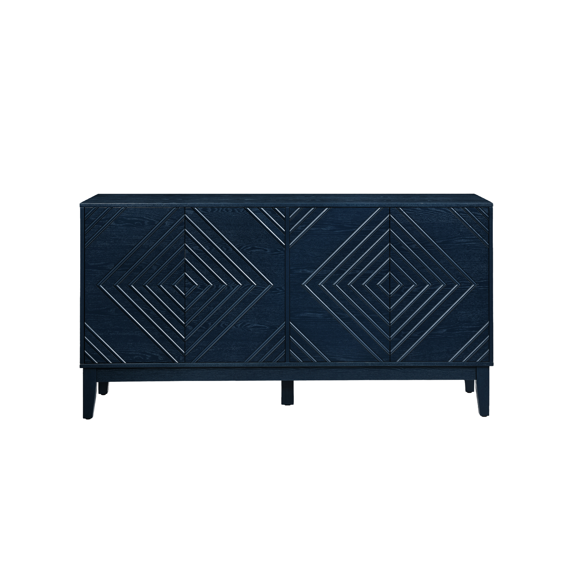 60.5” Farmhouse Fluted Buffet Cabinet