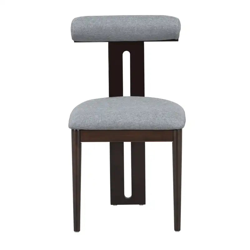 60" 6-Piece Mid-Century Modern Dining Table Set With 4 Chairs and Bench