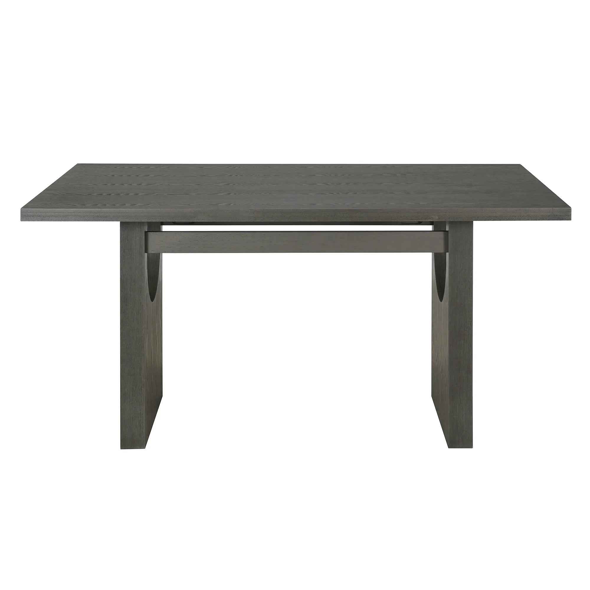60" 7 Pieces Retro Dining Table Set With 6 Chairs