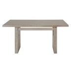 60" 7 Pieces Retro Dining Table Set With 6 Chairs