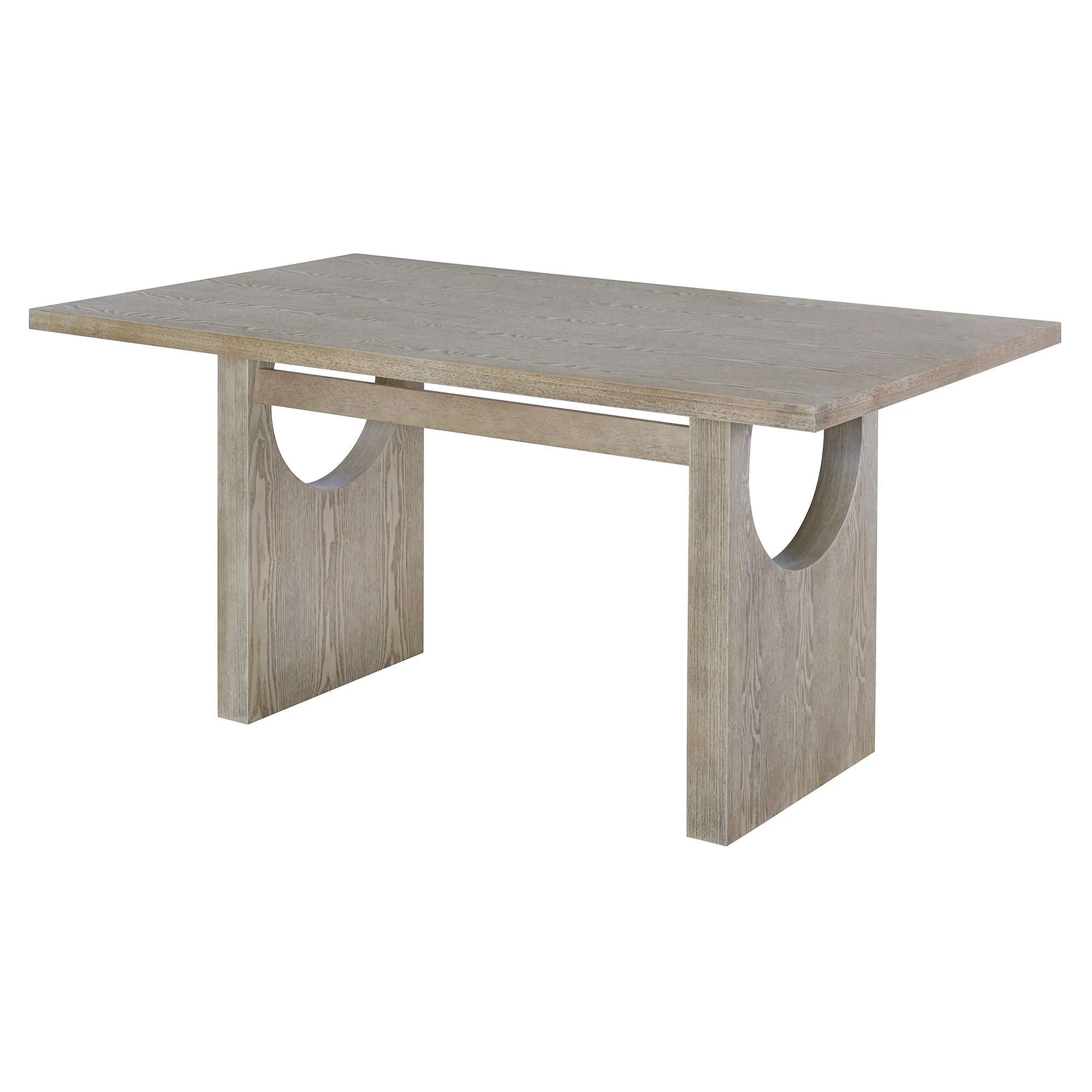 60" 7 Pieces Retro Dining Table Set With 6 Chairs