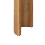 60" Console Table with Beaded Trim & Reversible Curved Legs