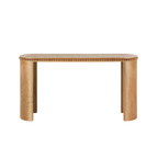 60" Console Table with Beaded Trim & Reversible Curved Legs