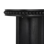 60" Console Table with Beaded Trim & Reversible Curved Legs