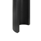 60" Console Table with Beaded Trim & Reversible Curved Legs