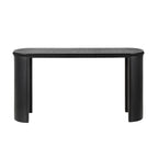 60" Console Table with Beaded Trim & Reversible Curved Legs