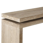 60" Farmhouse Console Table with Double Layer Design