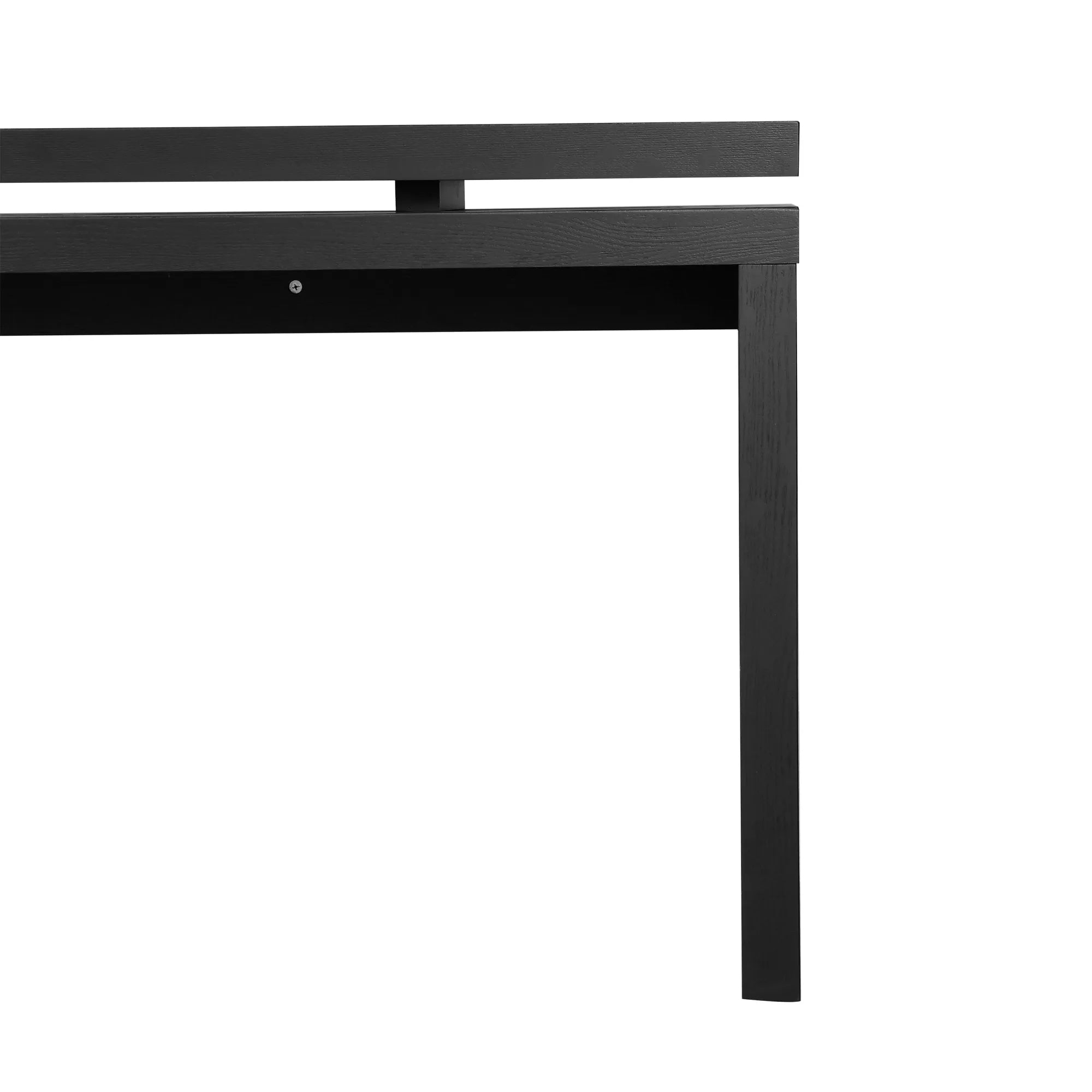 60" Farmhouse Console Table with Double Layer Design