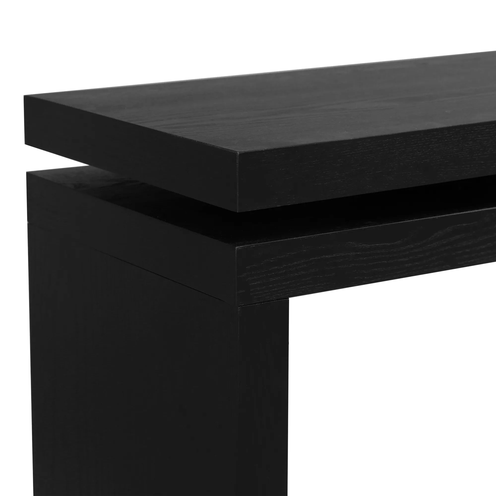 60" Farmhouse Console Table with Double Layer Design