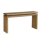 60" Farmhouse Console Table with Double Layer Design