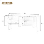 60" Minimalist Style Modern Sideboard with 4 Doors