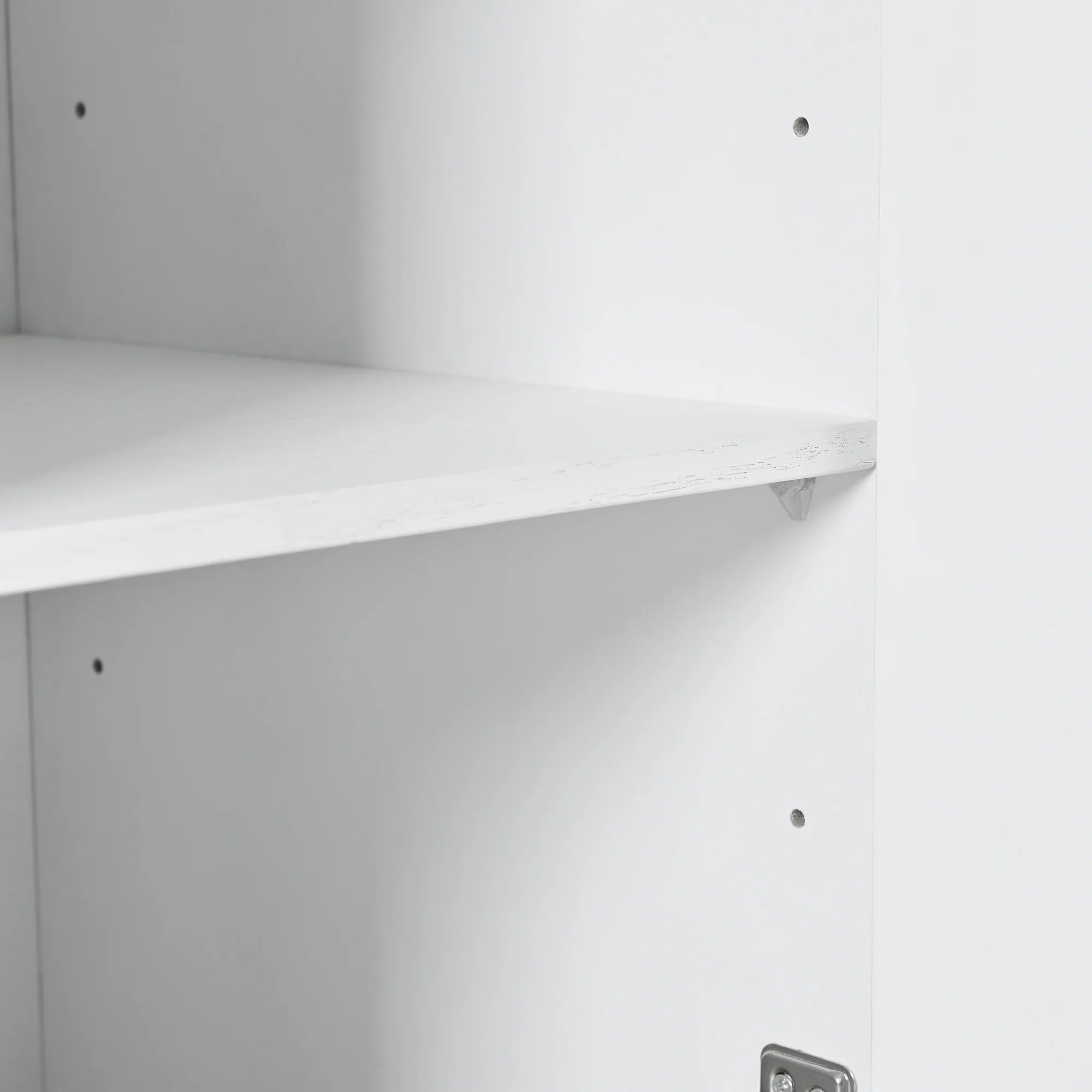 60” Modern Carved 4-Door Sideboard