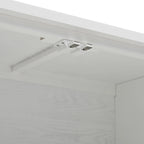 60" Modern Wavy 4-Door Sideboard