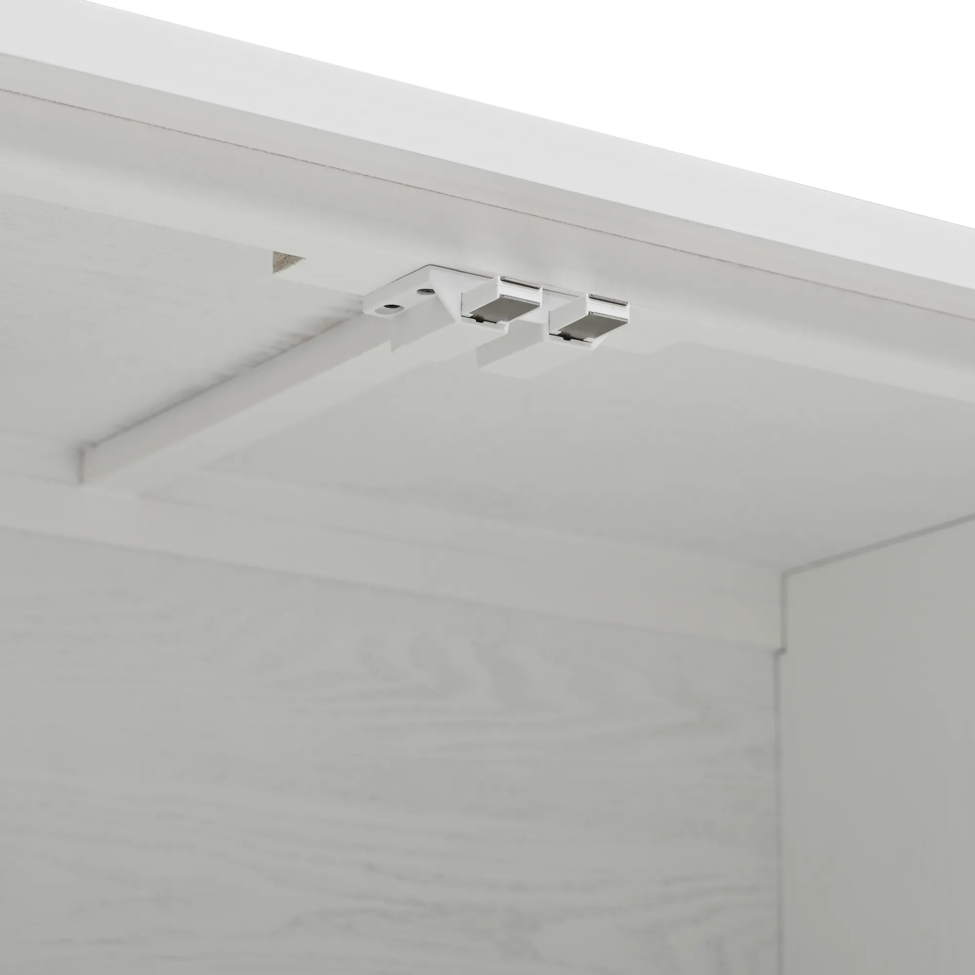 60" Modern Wavy 4-Door Sideboard