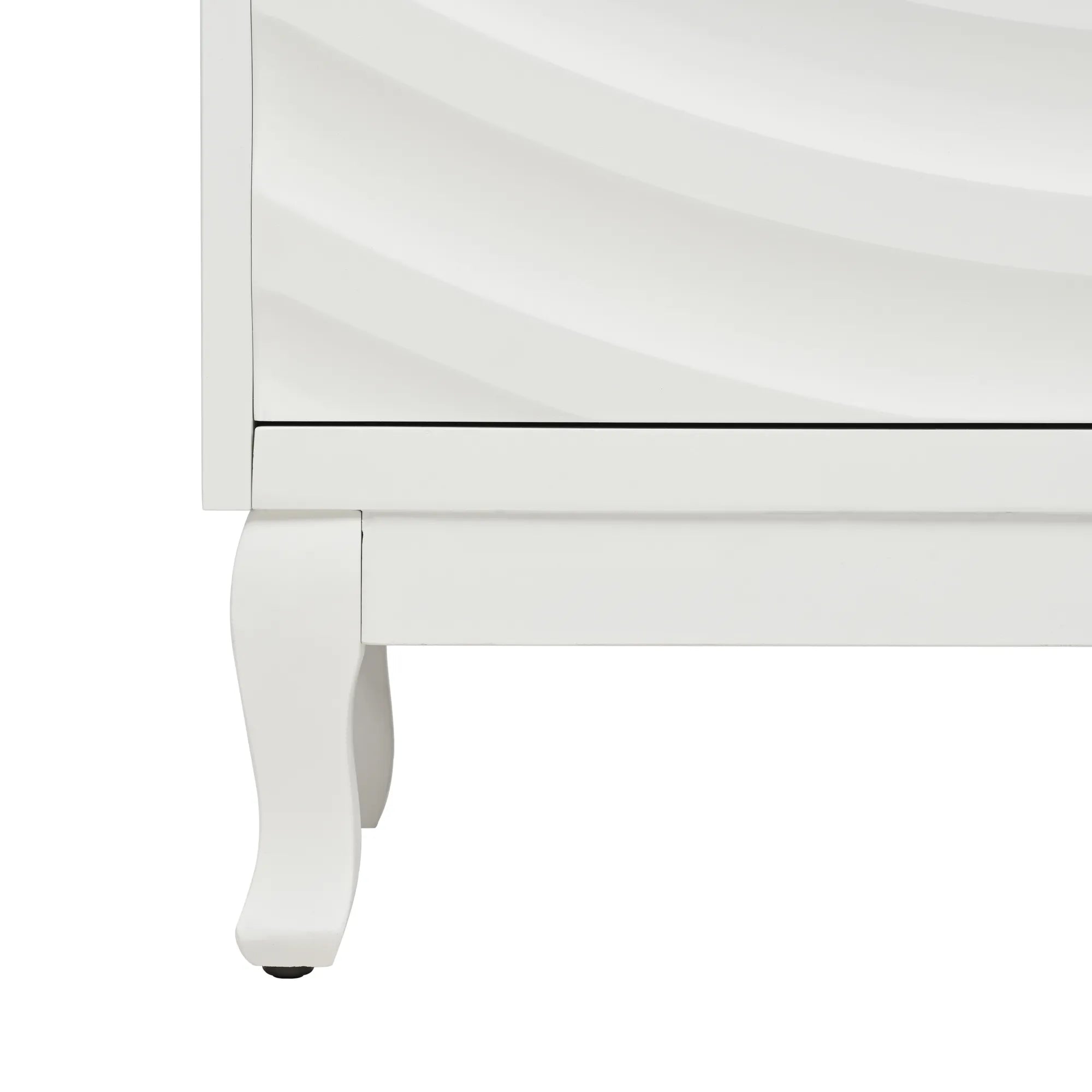 60" Modern Wavy 4-Door Sideboard