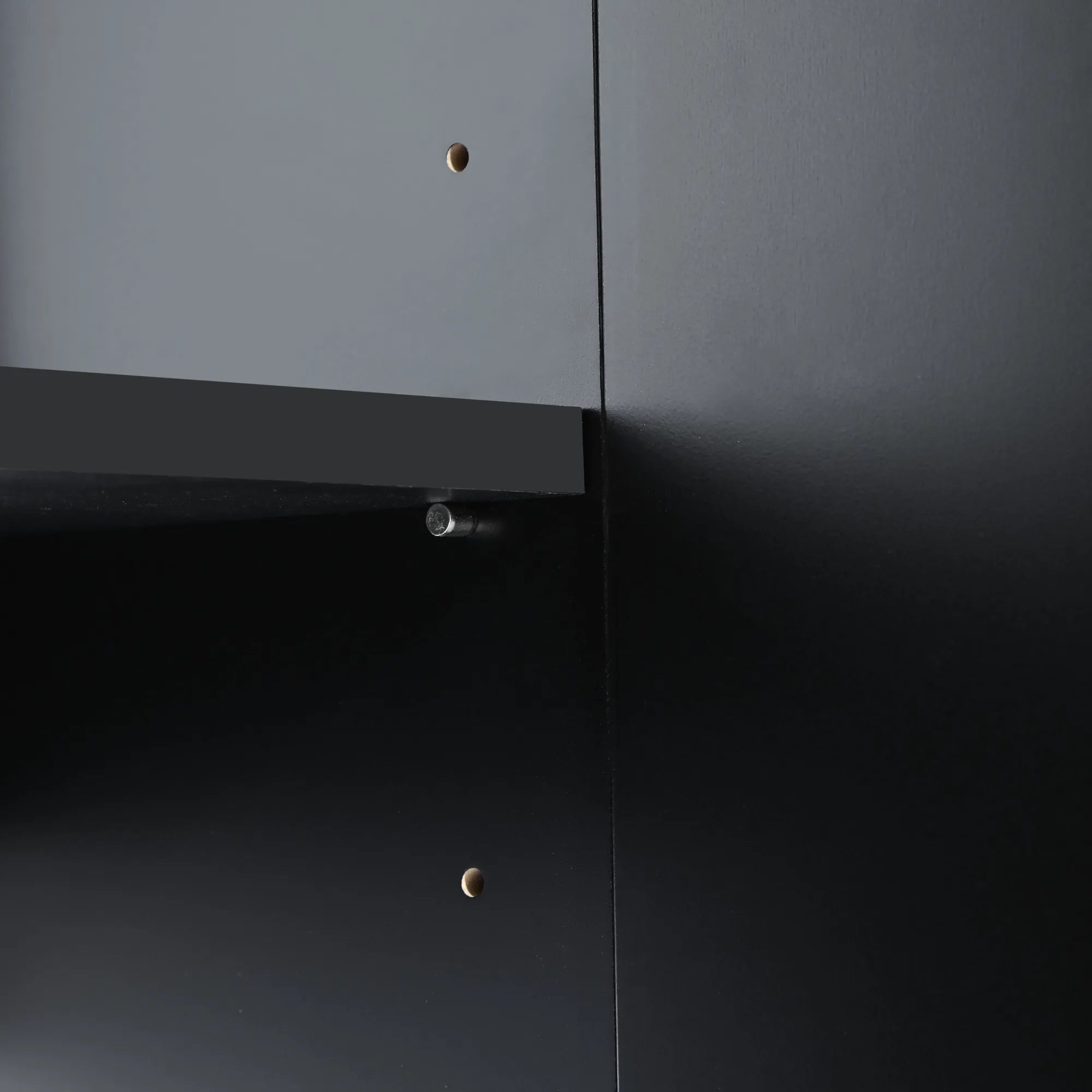 60” Modern 4-Door Sideboard with Gold Handles