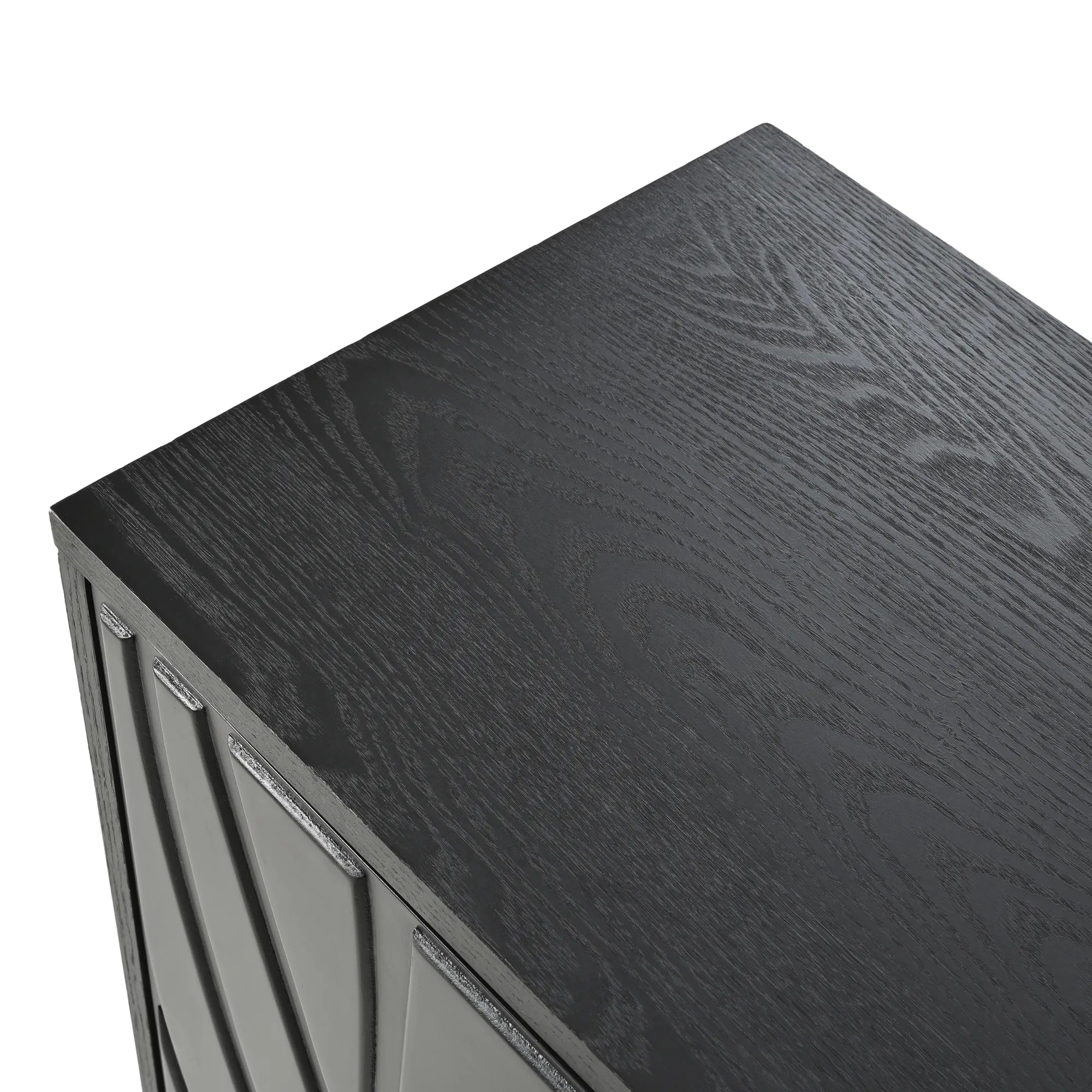 60” Modern Carved 4-Door Sideboard