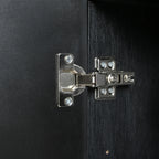 60” Modern Carved 4-Door Sideboard