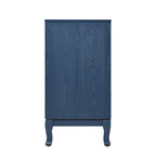 60" Modern Wavy 4-Door Sideboard