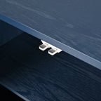 60" Modern Wavy 4-Door Sideboard