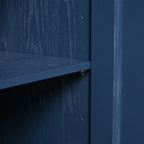 60" Modern Wavy 4-Door Sideboard