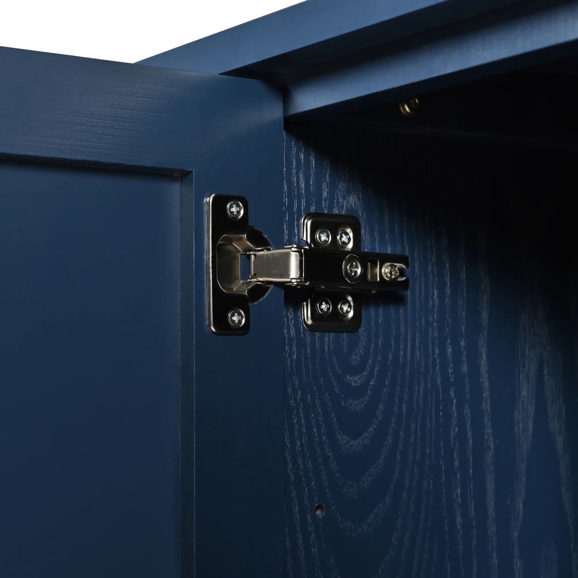 60" Modern Wavy 4-Door Sideboard