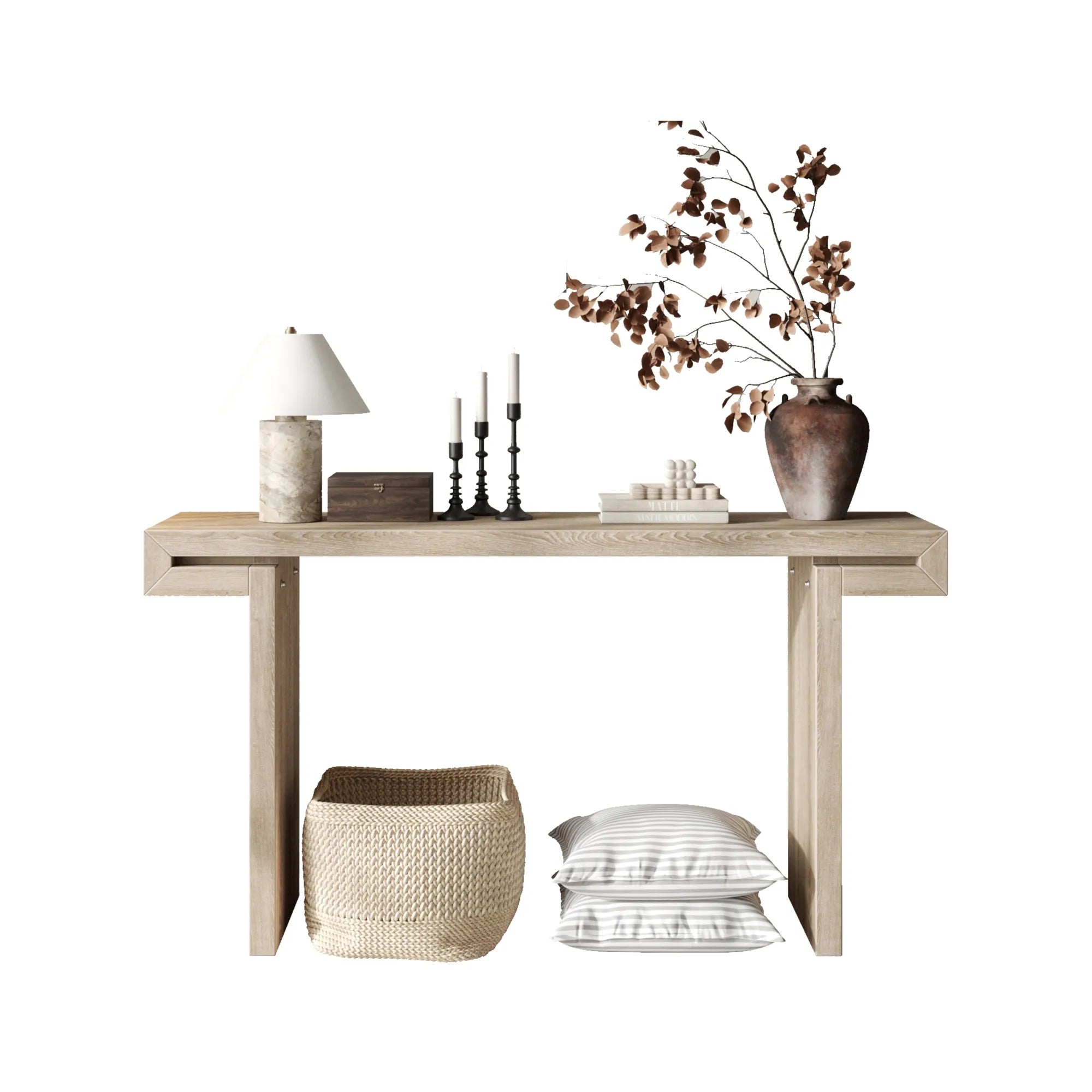 60” Rustic Farmhouse Console Table