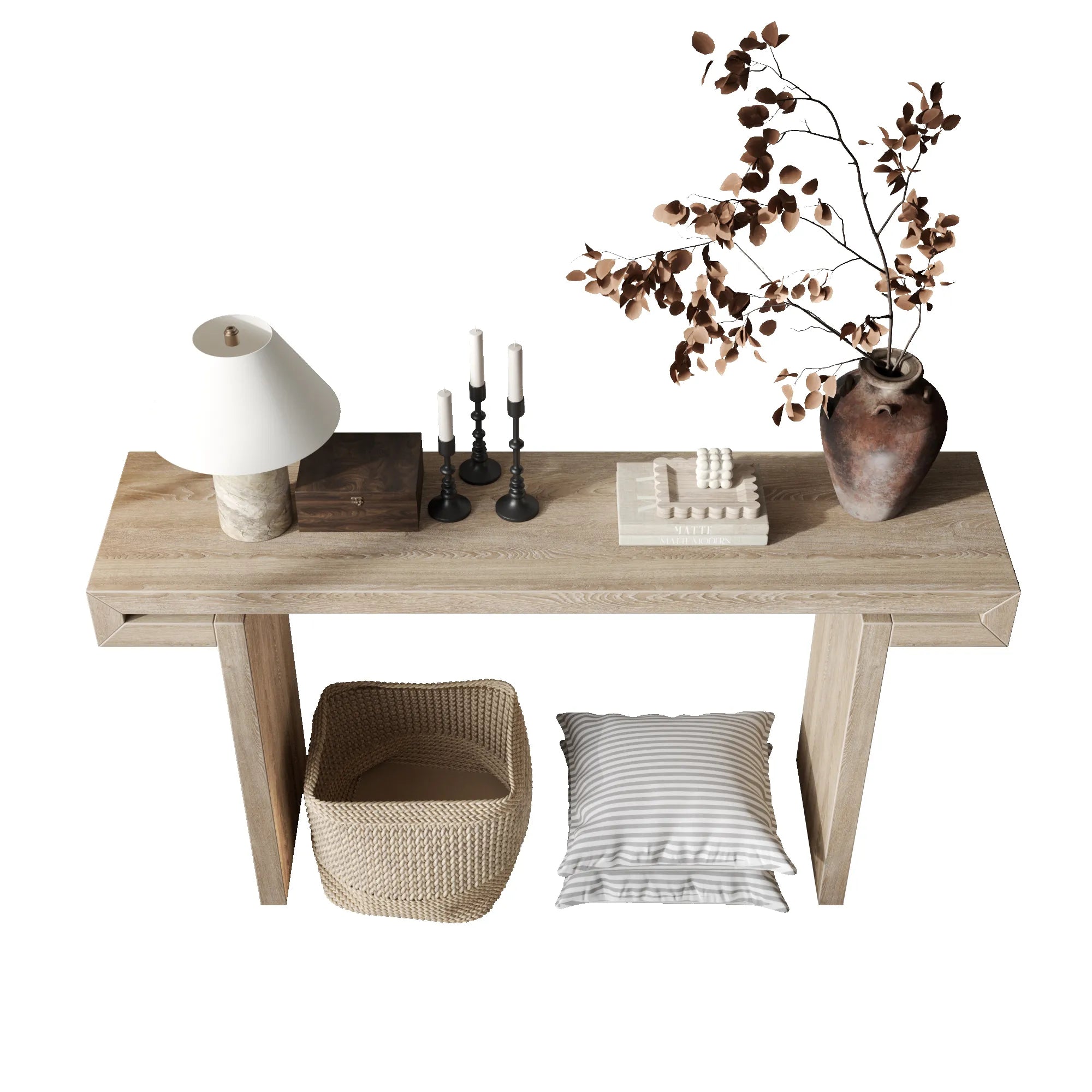 60” Rustic Farmhouse Console Table