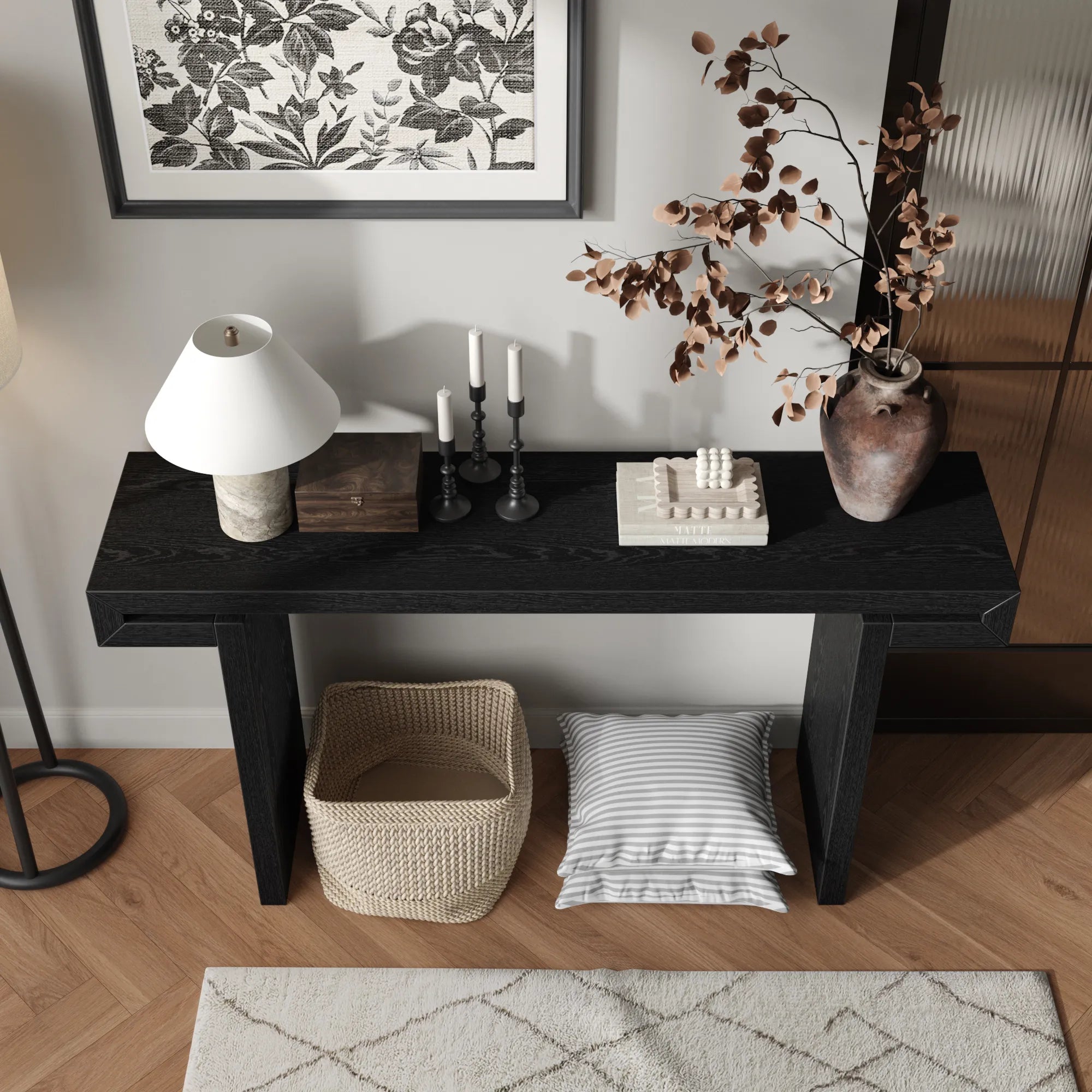 60” Rustic Farmhouse Console Table